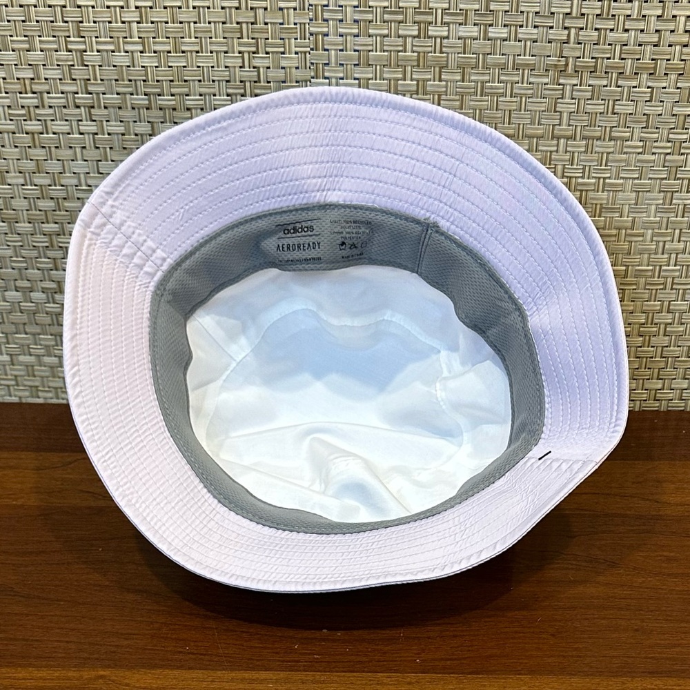 🌟4xHP🌟Adidas Lavender Aeroready Foldable Recycled Polyester Bucket Hat OSFM - Picture 6 of 8